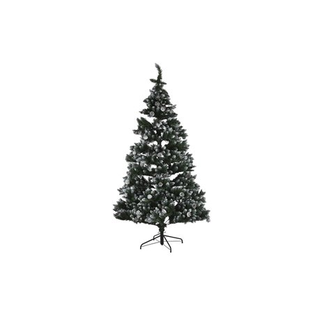 Sapin de Noël DKD Home Decor Lumière LED Vert Métal Polyéthylène 130 x 130 x 218 cm