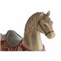 Décorations de Noël DKD Home Decor Marron Rouge Résine Cheval 34 x 10 x 32 cm (3 Unités)