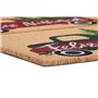 Paillasson DKD Home Decor Blanc Marron Rouge Vert PVC Fibres de coco 60 x 40 x 1,5 cm (2 Unités)