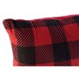 Coussin DKD Home Decor Noël Blanc Rouge Polyester Carreaux 40 x 10 x 40 cm (2 Unités)