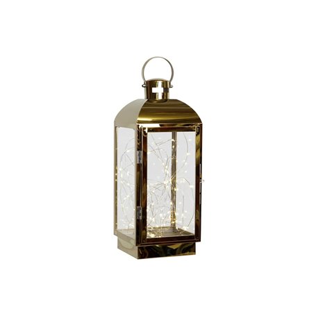 Lanterne DKD Home Decor Doré Acier inoxydable 15 x 14 x 36 cm