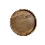 Plateau apéritif DKD Home Decor Brun foncé Bois de manguier 30 x 30 x 5 cm