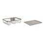 Égouttoir pour Évier Home ESPRIT Gris 44 x 32 x 13 cm