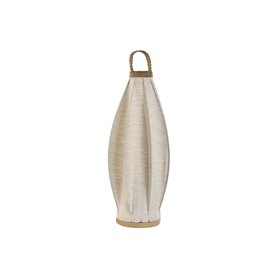 Lampe de bureau Home ESPRIT Marron Lin Métal Corde 25 x 25 x 60 cm