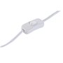 Lampe de bureau Home ESPRIT Marron Lin Métal Corde 25 x 25 x 60 cm