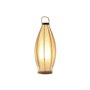 Lampe de bureau Home ESPRIT Marron Lin Métal Corde 25 x 25 x 60 cm