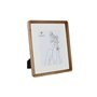 Cadre photo Home ESPRIT Blanc Marron Verre Acacia Scandinave 27 x 2