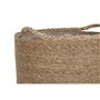 Set de basket Home ESPRIT Naturel Fibre naturelle 37 x 37 x 41 cm (5 Pièces)