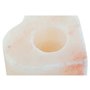 Bougeoir DKD Home Decor Rose Naturel Sel 11 x 11 x 5 cm (2 Unités)