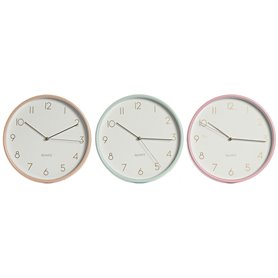 Horloge Murale Home ESPRIT Corail Menthe Lila PVC 25