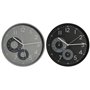 Horloge Murale Home ESPRIT Noir Gris PVC 30 x 4