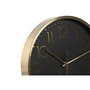 Horloge Murale Home ESPRIT Blanc Noir Aluminium 30 x 4,3 x 30 cm (2 Unités)