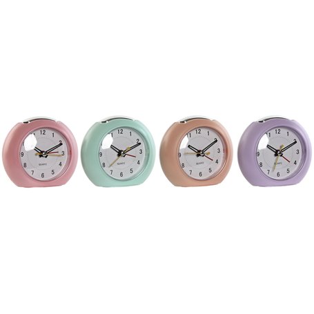 Horloge de table Home ESPRIT Rose Corail Lila 10 x 4