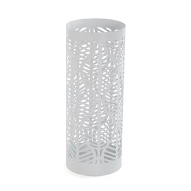 porte-parapluie Versa Volets Blanc Métal Fer 19 x 49 x 19 cm