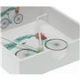 Porte-serviettes Versa Bois 18 x 7 x 18 cm Bicyclette