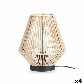 Lampe de bureau Pyramide 40 W Corde Marron Noir 23 x 26 x 23 cm (4 Unités)