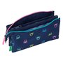 Trousse Fourre-Tout Triple Benetton Cool Blue marine 22 x 12 x 3 cm