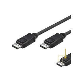 Ewent EC1401 câble DisplayPort 2 m Noir