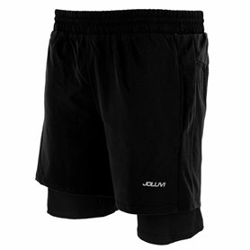 Short de Sport pour Homme Joluvi Meta Duo Noir