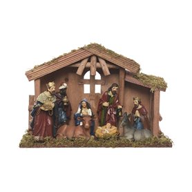 Crèche de Noël Métal