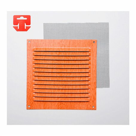 Grille Fepre Moustiquaire Aluminium Hêtre (15 x 15 cm)