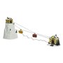 Décorations de Noël Snowy Adventures Lumière LED Musique Scène Vert tendre 31