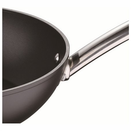 Wok Masterpro Noir Aluminium Aluminium forgé (Ø 28 cm)