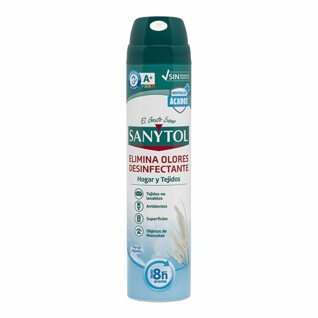 Eliminateur d'odeurs Sanytol 170050 300 ml Désinfectant 3-en-1