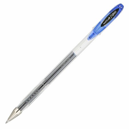 stylo à encre liquide Uni-Ball Rollerball Signo Basicos UM-120 Bleu 0