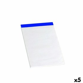 Bloc de Notes ENRI Blanc A5 4 mm (5 Unités)