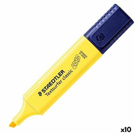 Marqueur fluorescent Staedtler Textsurfer Classic Pastel Jaune (10 Unités)