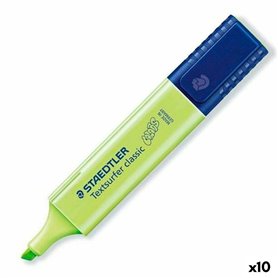 Marqueur fluorescent Staedtler Textsurfer Classic Pastel Vert (10 Unités)