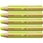 Crayons de couleur Stabilo Woody Vert 3-en-1 (5 Unités)