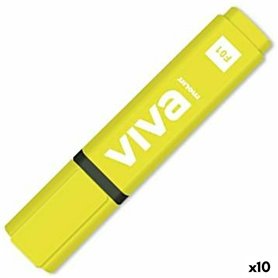 Marqueur fluorescent Molin Viva Jaune (10 Unités)