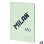 Carnet Milan 430 Vert A4 48 Volets 21 x 29