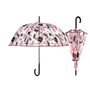 Parapluie Perletti Rose Transparent Microfibre Ø 89 cm Volets