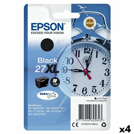 Cartouche d'encre originale Epson WF-3000 7000 - Nº27XL Noir (4 Unités)