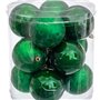 Boules de Noël Vert Plastique 8 x 8 x 8 cm (12 Unités)