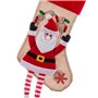 Chaussette de Noël Multicouleur Tissu Père Noël 47 x 28 x 28 cm