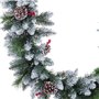 Guirlande de Noël Vert Multicouleur Polyéthylène Plastique Ananas 270 cm