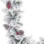 Guirlande de Noël Blanc Multicouleur Polyéthylène Ananas 270 cm