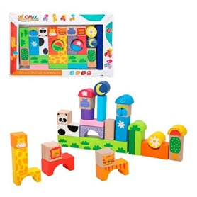 Jeu de construction avec blocs Woomax animaux 32 Pièces (32 pcs)