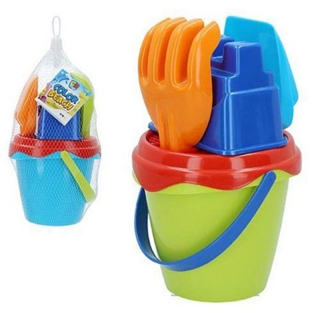 Set de jouets de plage Colorbaby Seau de plage (5 pcs)