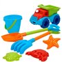 Set de jouets de plage Colorbaby 18 cm Camion 7 Pièces