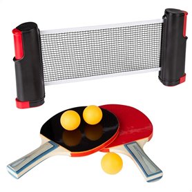 Set Ping Pong avec Filet Aktive Rétractile