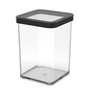 Seau de conteneur Rotho Noir Transparent