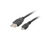 Câble USB vers micro USB Lanberg CA-USBM-10CC-0010-BK Noir 1 m (1 Unité)