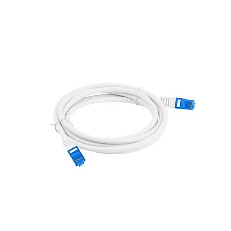 Câble Réseau Rigide UTP 6ème Catégorie Lanberg PCF6A-10CC-0100-W Blanc 1 m