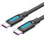 Vention COTBF câble USB USB 2.0 1 m USB C Noir