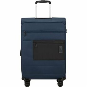 Valise de taille moyenne Samsonite Vaycay Spinner Expansible Bleu 74 L 66 x 43 x 30 cm